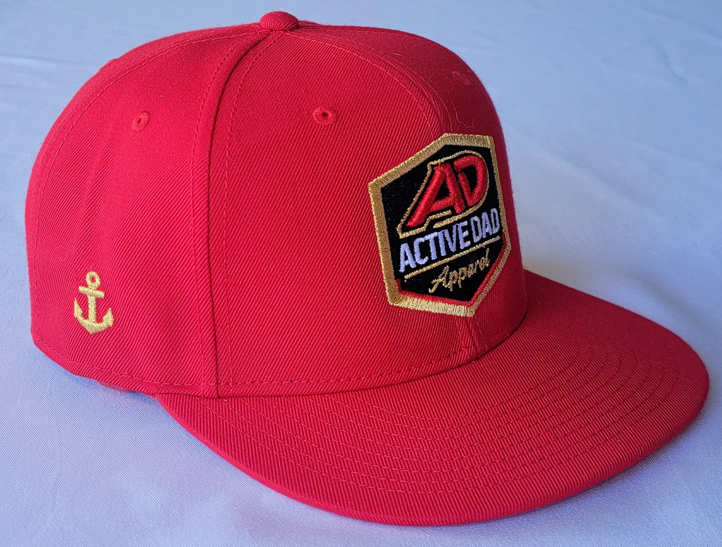 Active Dad Classic Snapback- Red/Gold